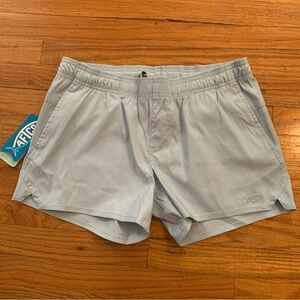 Women’s AFTCO fishing Light blue Shorts medium